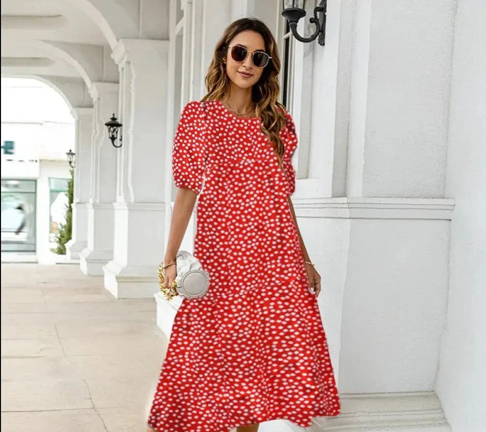 Karolina - Printed dress for summer