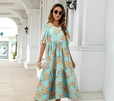 Karolina - Printed dress for summer