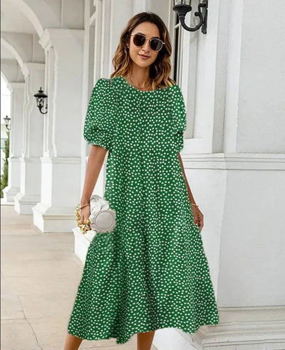 Karolina - Printed dress for summer