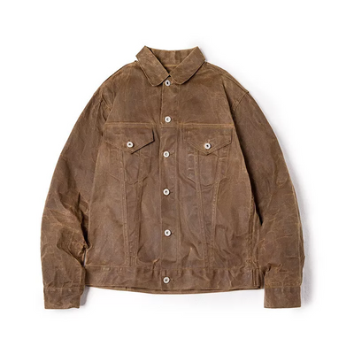 Men's Retro Canvas Jacket - Ideal for Active Days