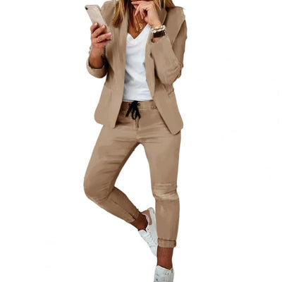 Claudia - Women's Ankle-Length Pants Set