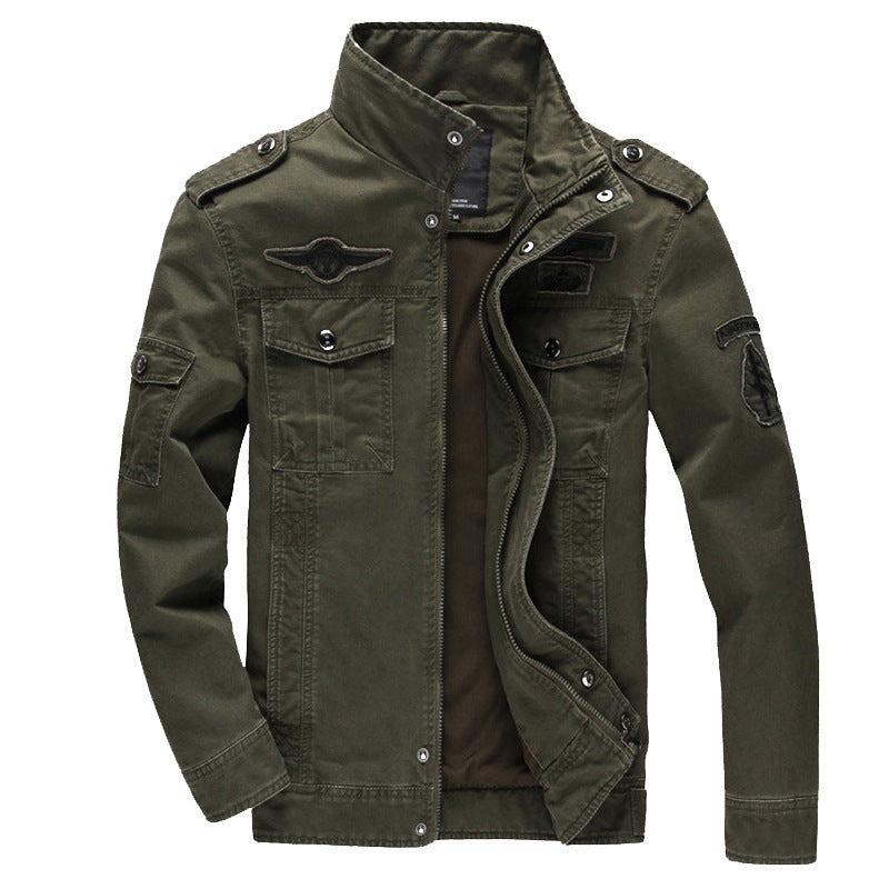 Men's slim fit military jacket