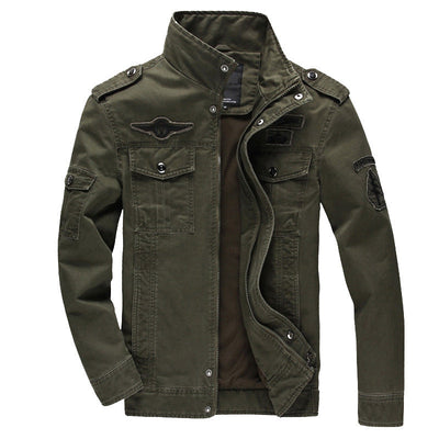 Men's slim fit military jacket