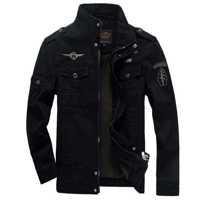Men's slim fit military jacket