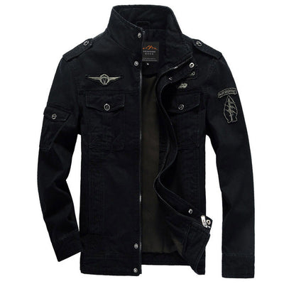 Men's slim fit military jacket