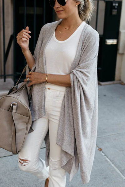 Soft Knit Open Cardigan – Lightweight and Comfortable for Everyday Wear