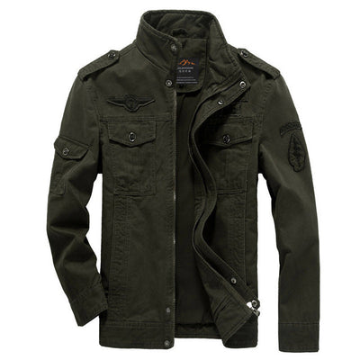 Men's slim fit military jacket