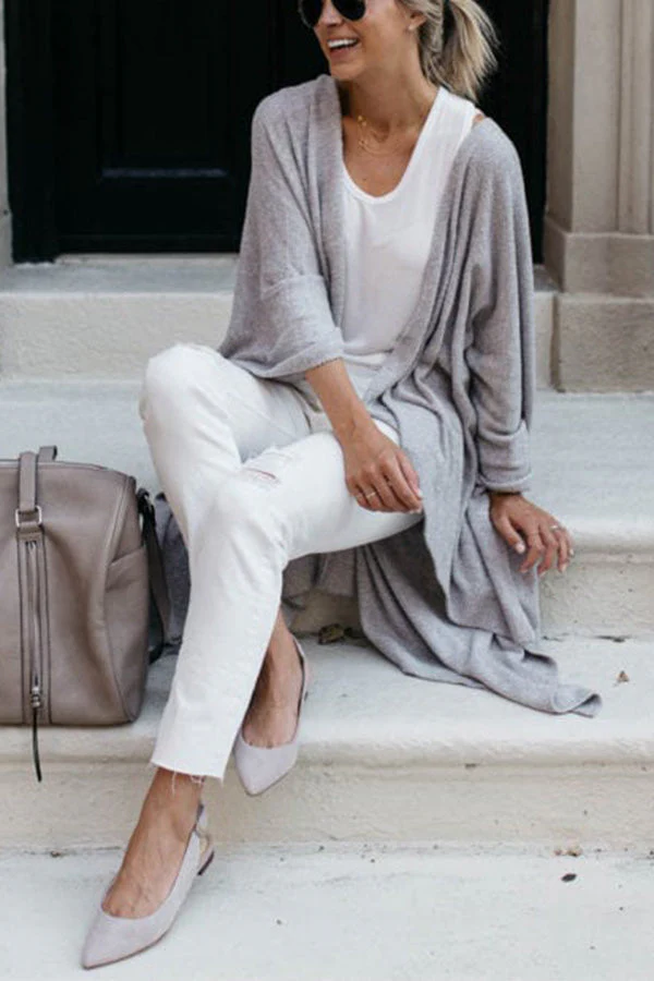 Soft Knit Open Cardigan – Lightweight and Comfortable for Everyday Wear