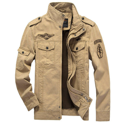 Men's slim fit military jacket