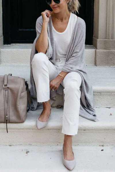 Soft Knit Open Cardigan – Lightweight and Comfortable for Everyday Wear