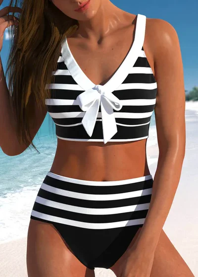 Helena - Striped Print Bikini