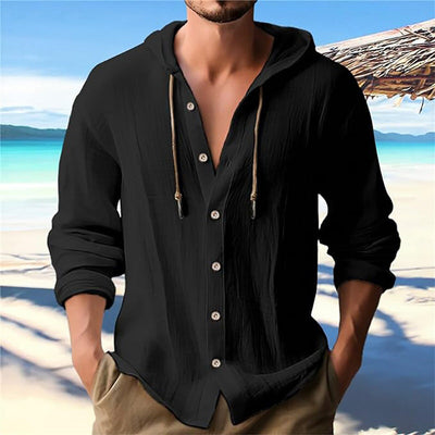 Iago - Men's casual solid-color shirt