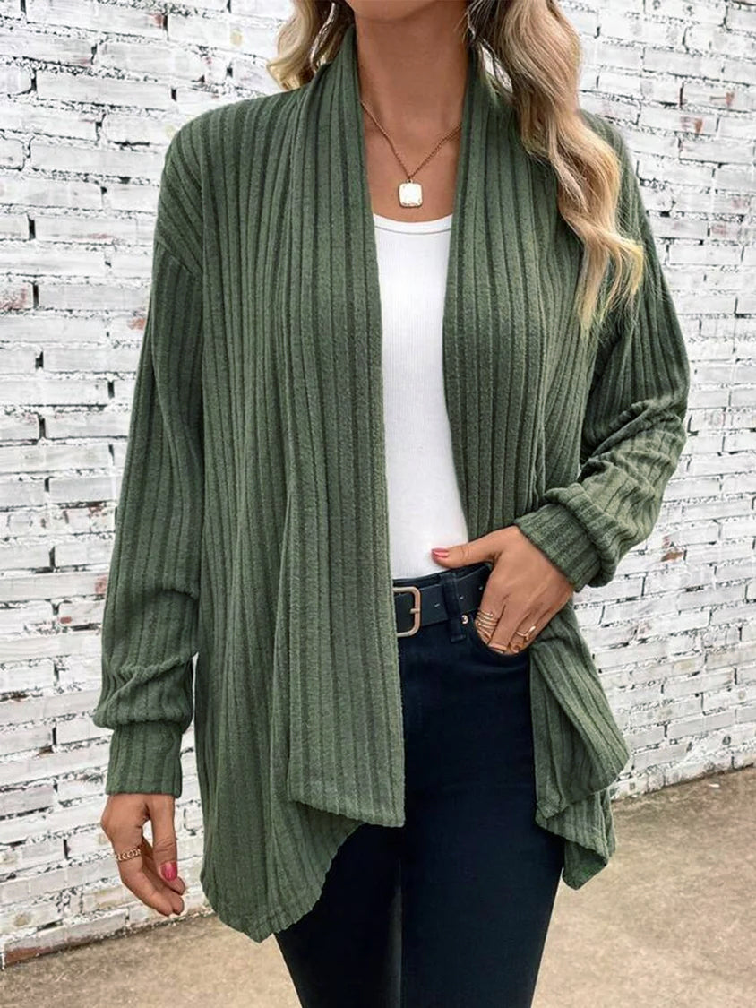 Malena - Women's loose cardigan with long sleeves