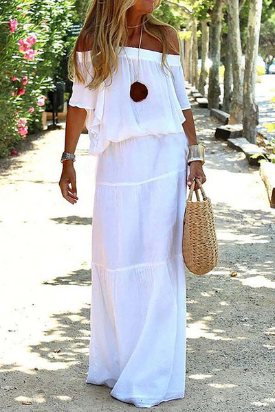 Maria - Off-the-shoulder party dress