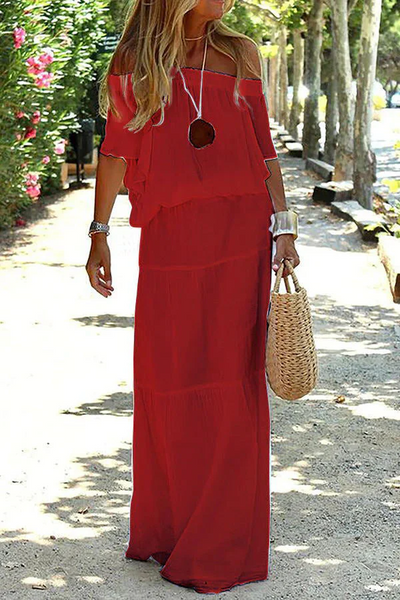 Maria - Off-the-shoulder party dress