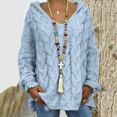 Gabriela - women's twist knit sweater