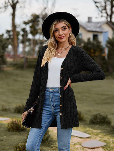 Mariona - Women's Casual Long Sleeve Cardigan