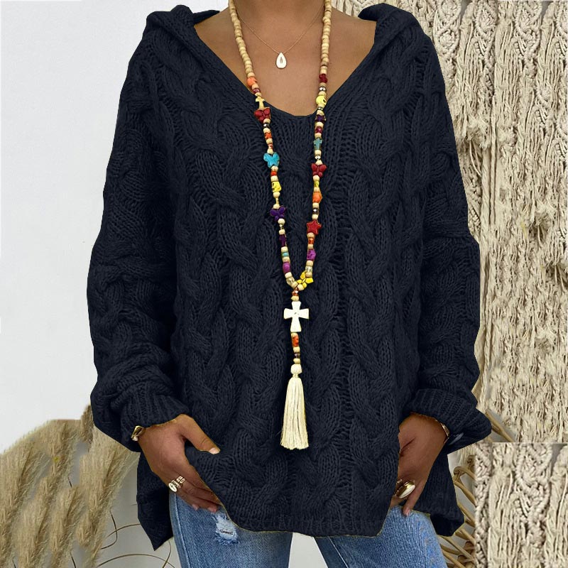 Gabriela - women's twist knit sweater