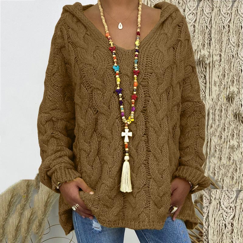 Gabriela - women's twist knit sweater