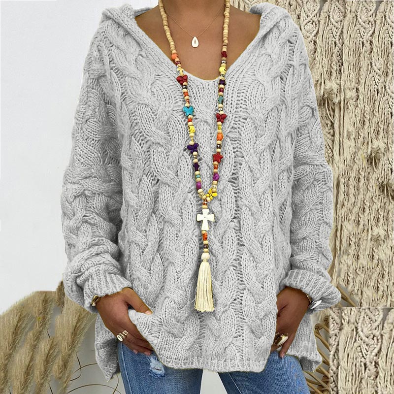 Gabriela - women's twist knit sweater