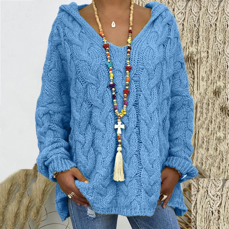 Gabriela - women's twist knit sweater