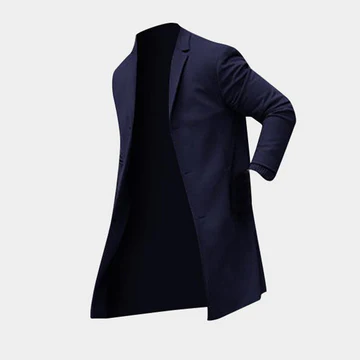 Fashionable men's cardigan with original buttons and a deep V-neck for self-confident people