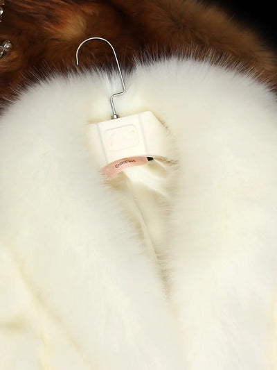 Sofia's Thick Patchwork Coat for Maximum Warmth