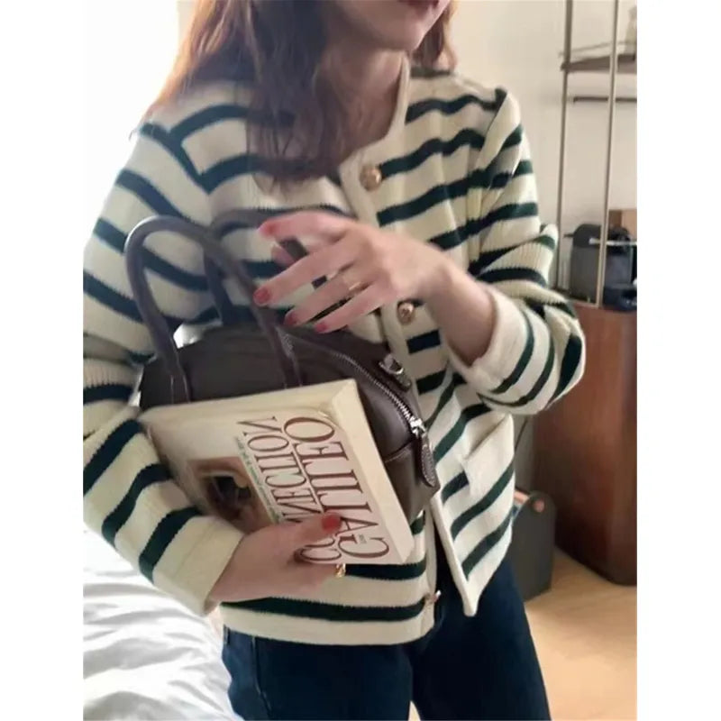 Brenda - Black Striped Jacket