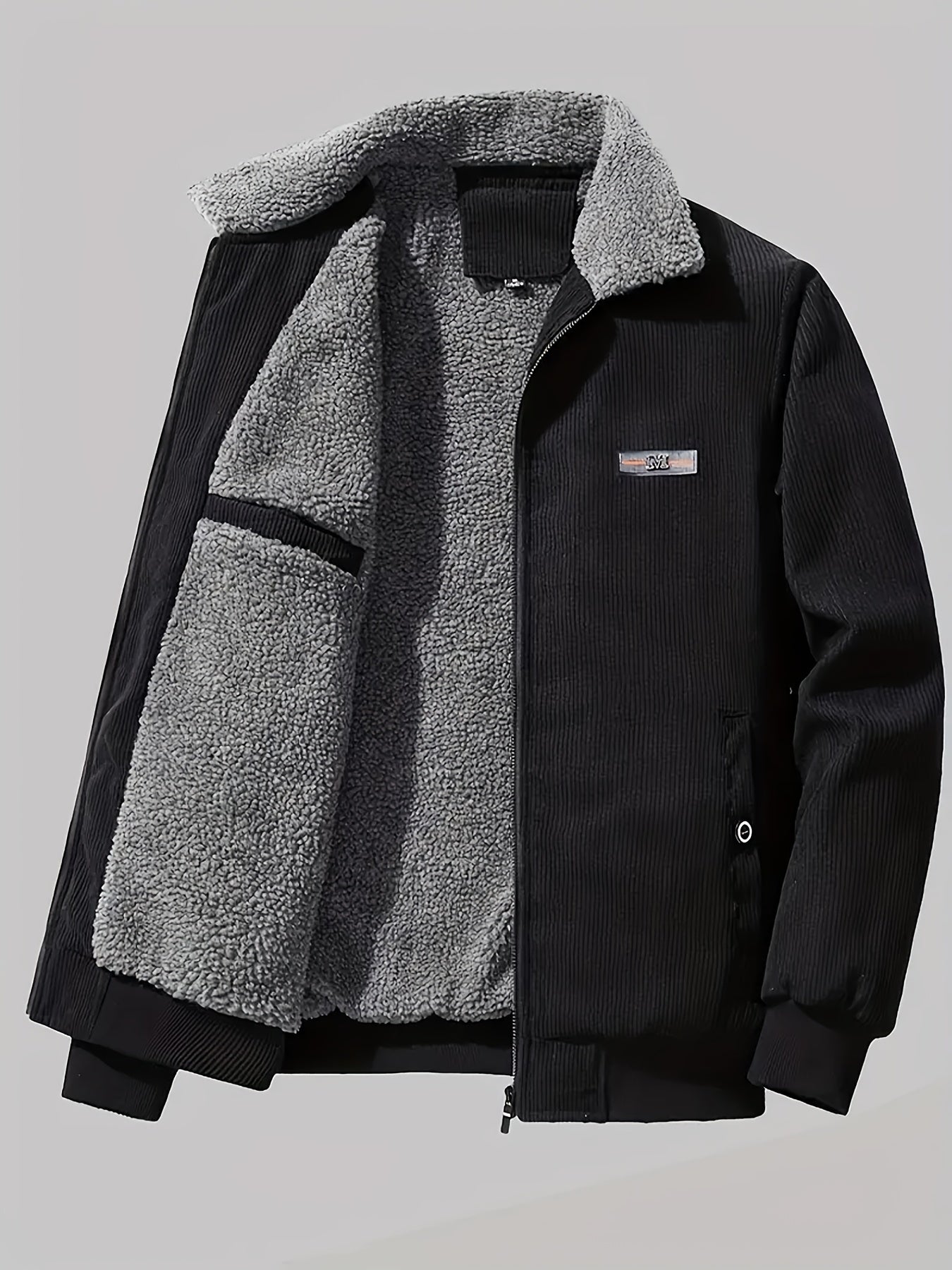 Men's Retro Long Sleeve Winter Jacket