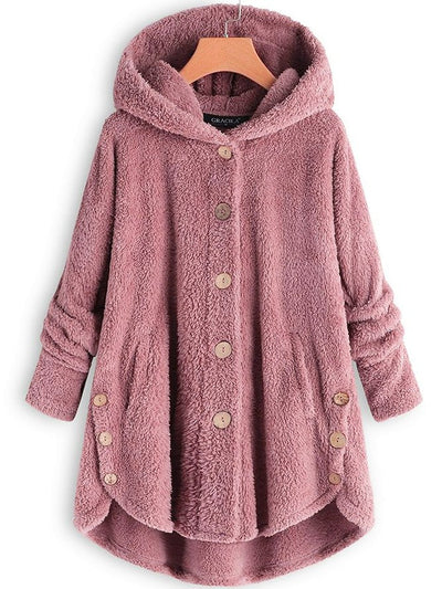 Monochromatic Corduroy Sweatshirt Jacket with a Loose Fit for Maximum Comfort