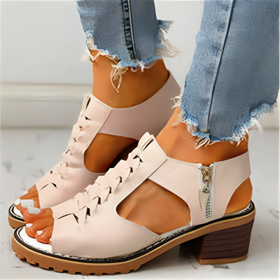 Chloe - Zip Sandals