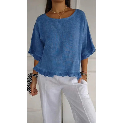 Gina - Casual round neck t-shirt