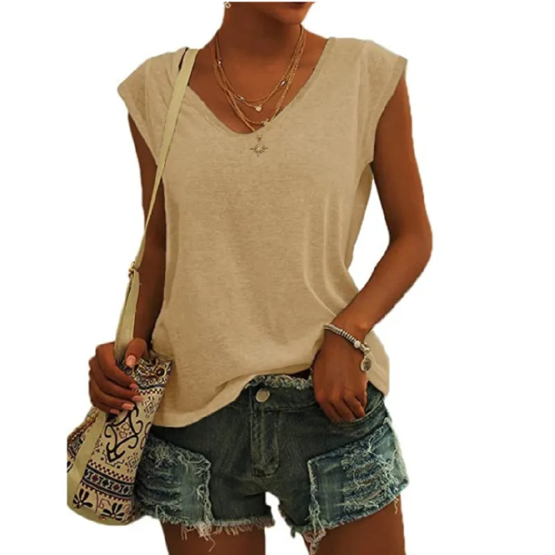 Emma - V-neck knit top