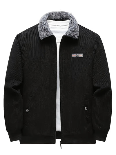 Men's Retro Long Sleeve Winter Jacket