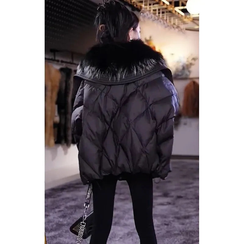 Women's Faux Fur Insulated Jacket – Warm and Stylish