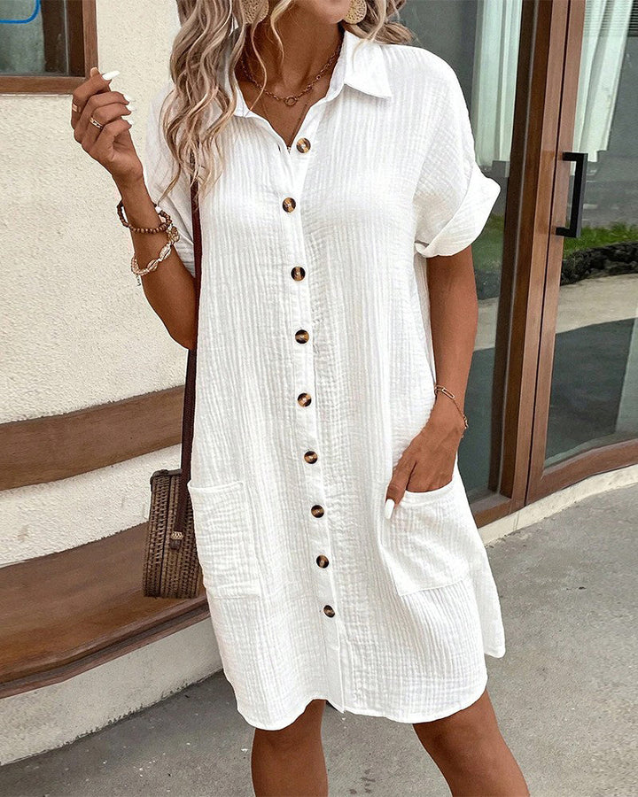 Frendi - Elegant knee-length dress