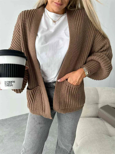 Elegant open-front cardigan: style and comfort for every day