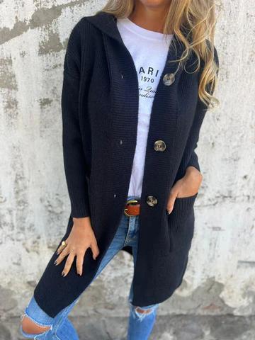 Ana Women's Hooded Cardigan - Style and Comfort