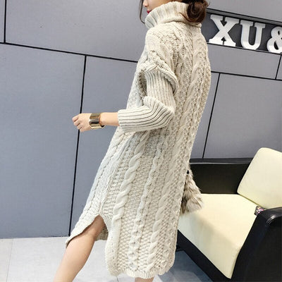 Women's Long Turtleneck Sweater – Warm Long Sleeve Sweater
