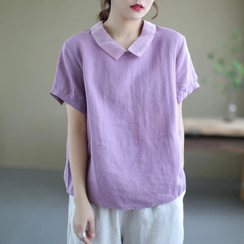 Chloe - Casual Solid Color Loose Shirt