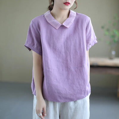 Chloe - Casual Solid Color Loose Shirt