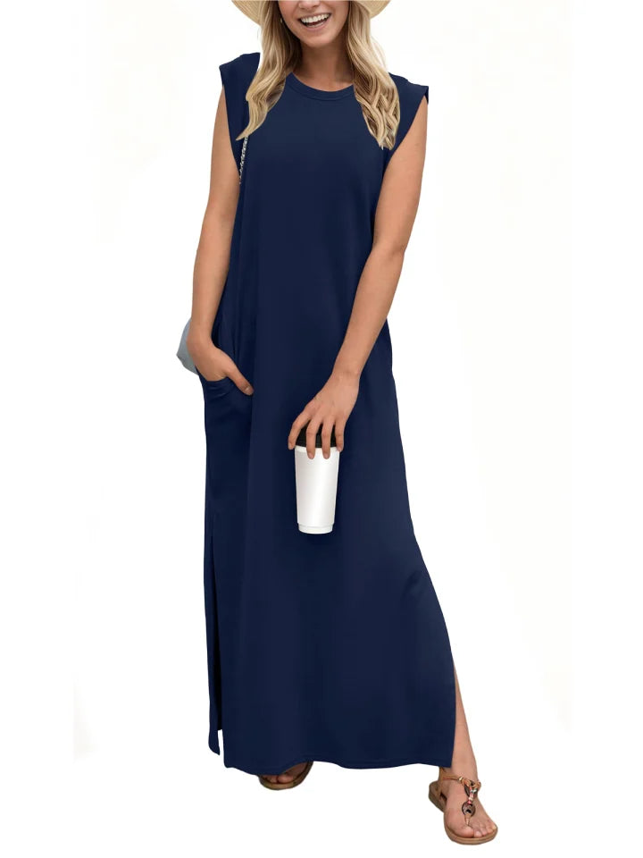 Charlotte - Wrinkle-free casual dress with a loose fit
