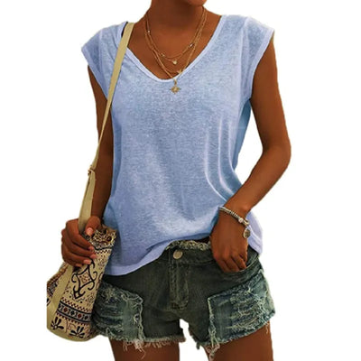 Emma - V-neck knit top