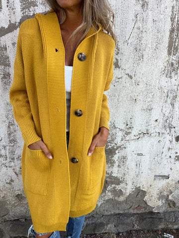 Ana Women's Hooded Cardigan - Style and Comfort