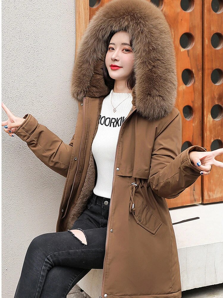 Women's Hooded Jacket | Thermal Coat | Waterproof Outdoor Parka