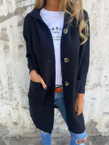 Ana Women's Hooded Cardigan - Style and Comfort