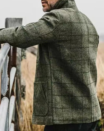 Men's jacket with wide sleeves and elegant lapels for a confident style