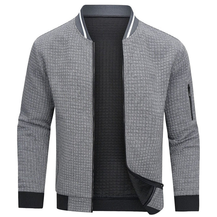Men's casual jacket with a minimalist and warm design