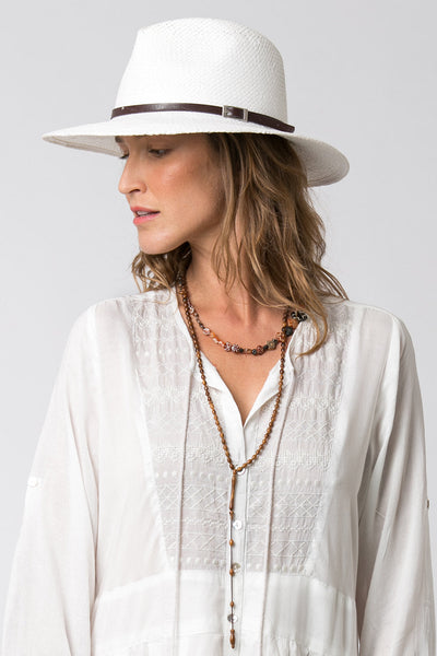 Long summer dress with long sleeves and light style