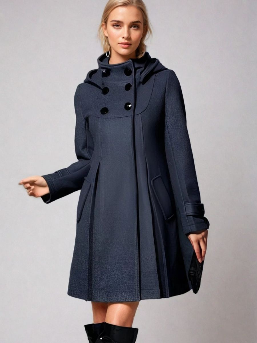 Modern and cozy women's coat